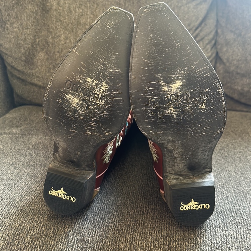 Old Gringo Stagecoach Sangria Boots 3345-1 - Picture 2 of 16